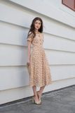  Serena Dress - Đầm chấm bi cổ sen D243 D244 