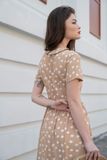  Serena Dress - Đầm chấm bi cổ sen D243 D244 