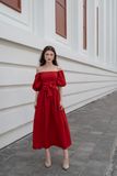  Classy Rosie Dress - Đầm trễ vai tay phồng cúp ngực D034 