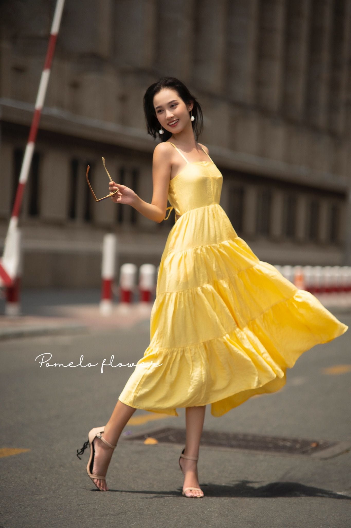  Kelsey Dress - Đầm hai dây, dây chéo lưng D005 