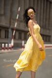  Kelsey Dress - Đầm hai dây, dây chéo lưng D005 