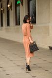  London Dress - Đầm thun xốp đắp chéo tay lửng D025 -> D027 