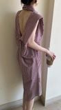  Tiffany Dress - Đầm hoa hồng khoét lưng 