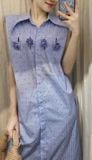  Tiffany Dress - Đầm hoa hồng khoét lưng 