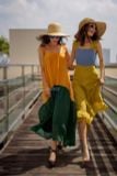  Jayla Dress - Đầm voan 2 màu tay cánh tiên D139 