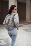  Lyra Shirt - Áo sơ mi cánh dơi caro A73 