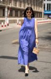  Sierra Dress - Đầm sát nách tím, bèo chéo (Mẹ) La46 