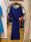  Fez Dress - Đầm xô lụa xếp ly vai D318 