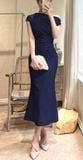  Zoey Dress - Đầm Lệch Vai Nhấn Eo D982 