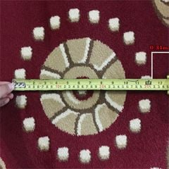 Thảm Sàn Hoa Văn Đỏ Wilton Sa 993
