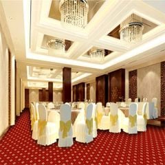 Thảm Sàn Hoa Văn Màu Đỏ Wilton Sa 1102