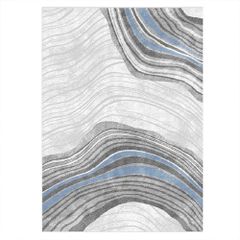 Thảm trang trí sofa họa tiết nhẹ nhàng, tinh tế TIANQING O 617 GY