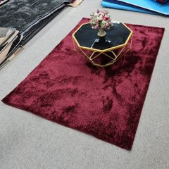 Thảm sofa màu đỏ Plaza 1129