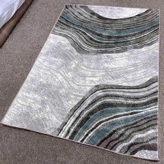 Thảm trang trí sofa họa tiết nhẹ nhàng, tinh tế TIANQING O 617 GY