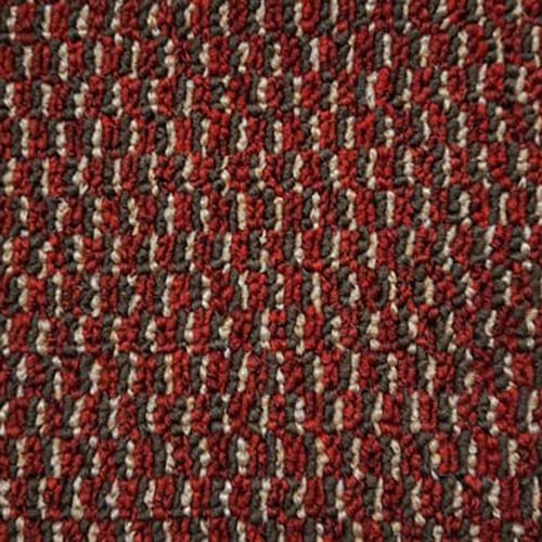 Thảm Sàn Hoa Văn Caro Màu Đỏ Leo 2113