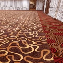 Thảm Trải Sàn Hoa Văn Màu Nâu Wilton Sa 2303