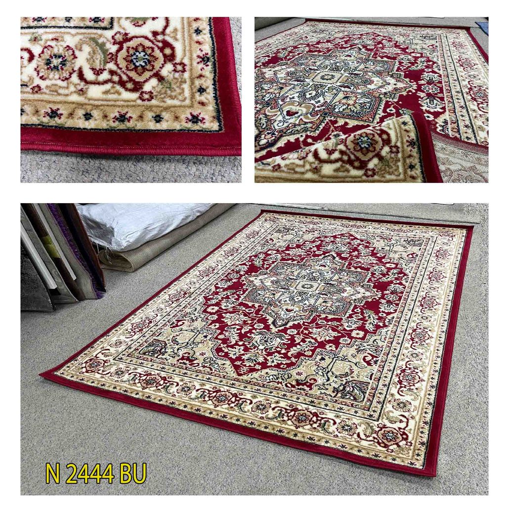 Thảm Sofa Trang trí Giá rẻ màu đỏ YL N 2444 BU