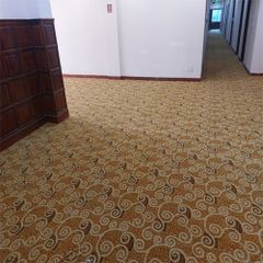 Thảm Trải Sàn Mặt Len Hình Đồng Tiền Wilton SA 258