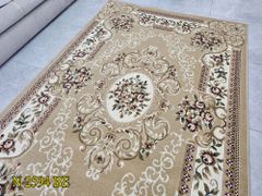 Thảm sofa phong cách cổ điển họa tiết tinh xảo, đường nét uốn lượn mềm mại YALAN N 2594 BE