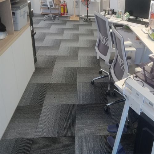 Thảm trải sàn giá rẻ màu xám HAWAII 03