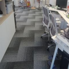 Thảm trải sàn giá rẻ màu xám HAWAII 03