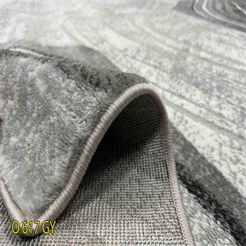 Thảm trang trí sofa họa tiết nhẹ nhàng, tinh tế TIANQING O 617 GY