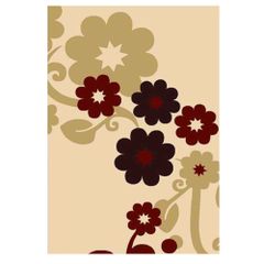 Thảm Sofa Màu Kem Tulips 3933I