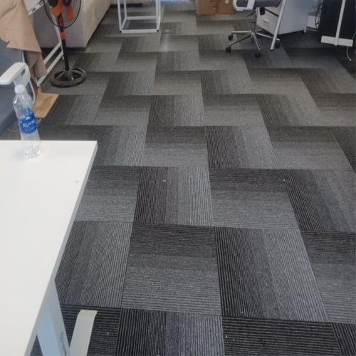 Thảm trải sàn giá rẻ màu xám HAWAII 03