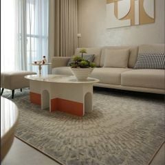 Thảm trang trí sofa họa tiết gợn sóng TIANQING H 1696