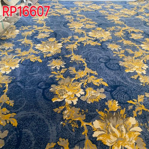 Thảm Len Trải Sàn Hội Nghị Màu Xanh Dương YN 16607