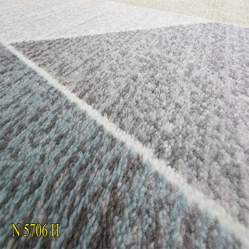 Thảm trang trí sofa họa tiết màu sắc nổi bật QINGXIU 5706 H