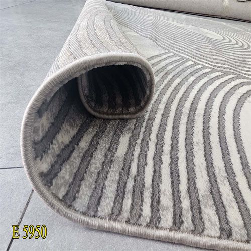 Thảm sofa trang trí hình lượn sóng mềm mại QINGXIU E 5950