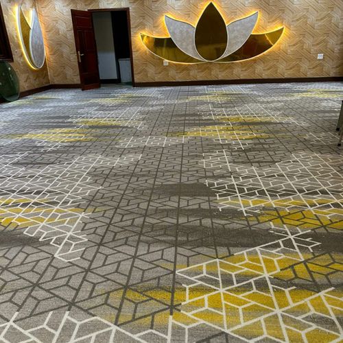 Thảm Sàn Cao Cấp Màu Xám RB 10744