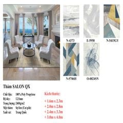 Thảm sofa hoa văn hiện đại TQ