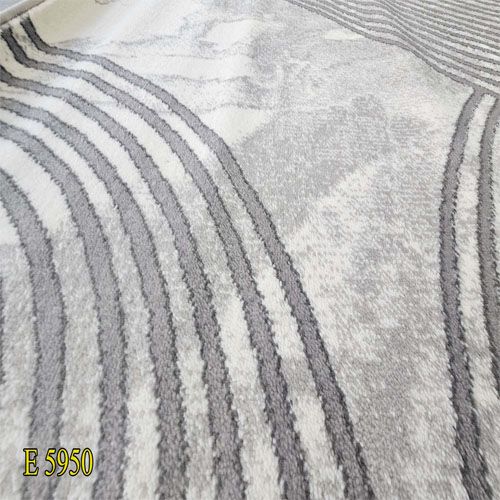 Thảm sofa trang trí hình lượn sóng mềm mại QINGXIU E 5950