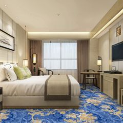 Thảm Len Trải Sàn Hội Nghị Màu Xanh Dương YN 16607