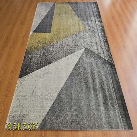 Thảm trang trí sofa họa tiết cách điệu cổ điển QINGXIU 5415 GY