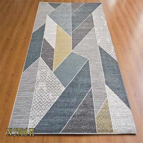 Thảm QINGXIU 5706 H trải trên sàn gỗ