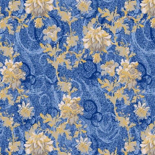 Thảm Len Trải Sàn Hội Nghị Màu Xanh Dương YN 16607