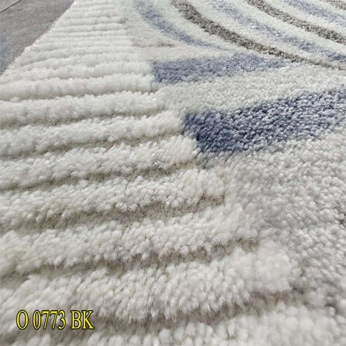 Thảm trang trí sofa hoa văn dập nổi sáng tạo TIANQING 0773 BK