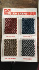 Thảm Hoa Văn Caro Màu Xám Leo 2180