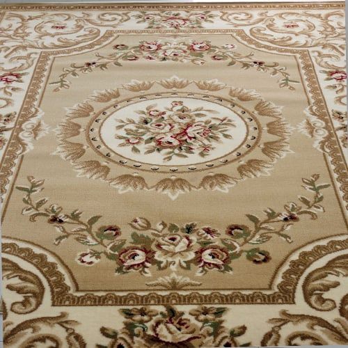 Thảm Sofa Trang trí Giá rẻ màu Kem YL N 5366 IV