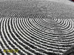 Thảm sofa trang trí họa tiết xoắn ốc mềm mại, thanh lịch QINGXIU 5437 GY