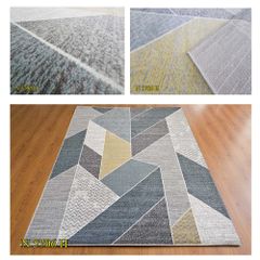 Thảm trang trí sofa họa tiết màu sắc nổi bật QINGXIU 5706 H