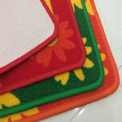 Thảm Chùi Chân Hoa Văn Gel Welcome