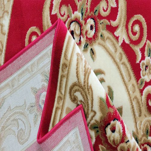 Thảm Sofa Trang trí Giá rẻ màu đỏ YL N 6624 BU