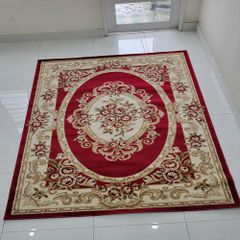 Thảm Sofa Trang trí Giá rẻ màu đỏ YL N 6624 BU