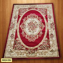 Thảm Sofa Trang trí Giá rẻ màu đỏ YL N 6624 BU