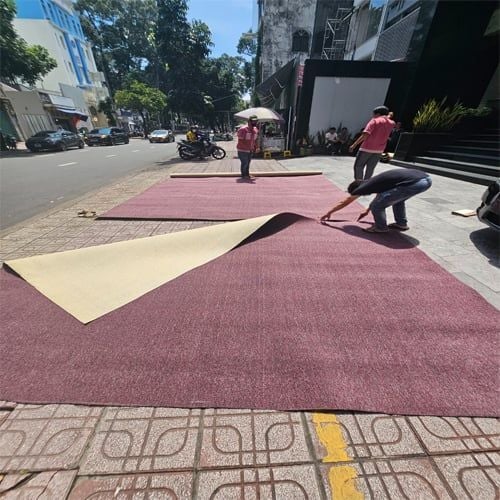 Quận 3 - Thảm NWS 9397 tím - Thảm văn phòng