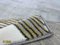 Thảm trang trí sofa phong cách hiện đại hoa văn hình lượn sóng dập nổi tinh xảo QINGXIU N 5644